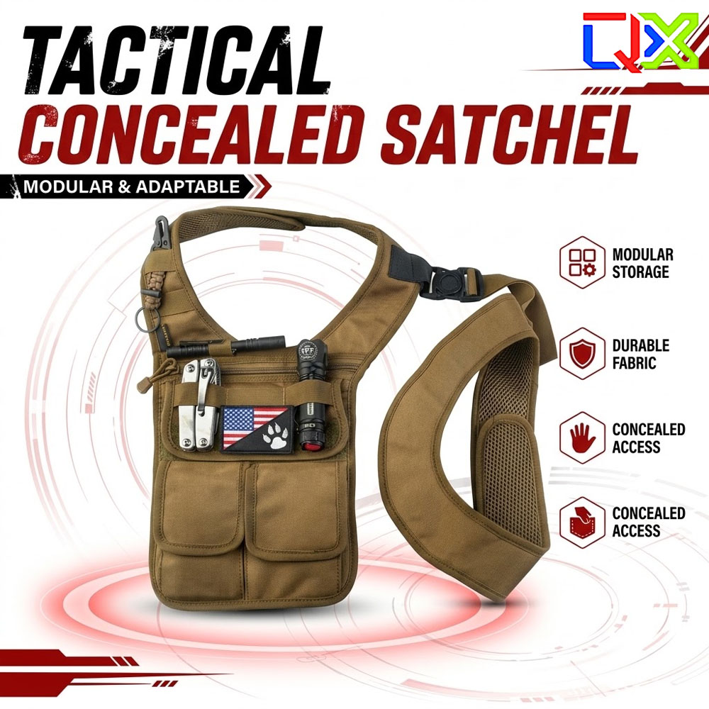 QX Tactical Concealed Satchel  - Edc Concealed Carry recension och pris
