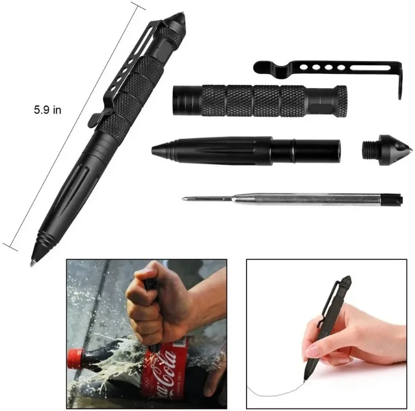 Military Tactical Pen Aluminum - Pen Tactical Glass recension och pris