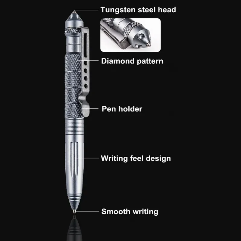 Military Tactical Pen Aluminum - Pen Tactical Glass recension och pris