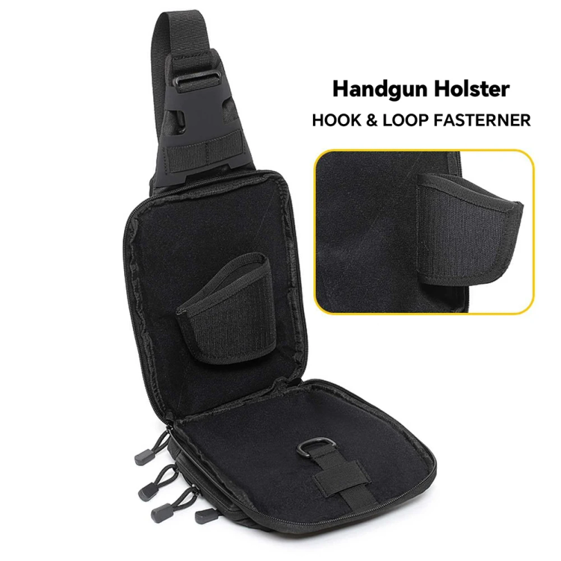 Tactical Sling Bag Concealed C - Edc Carry Gun recension och pris