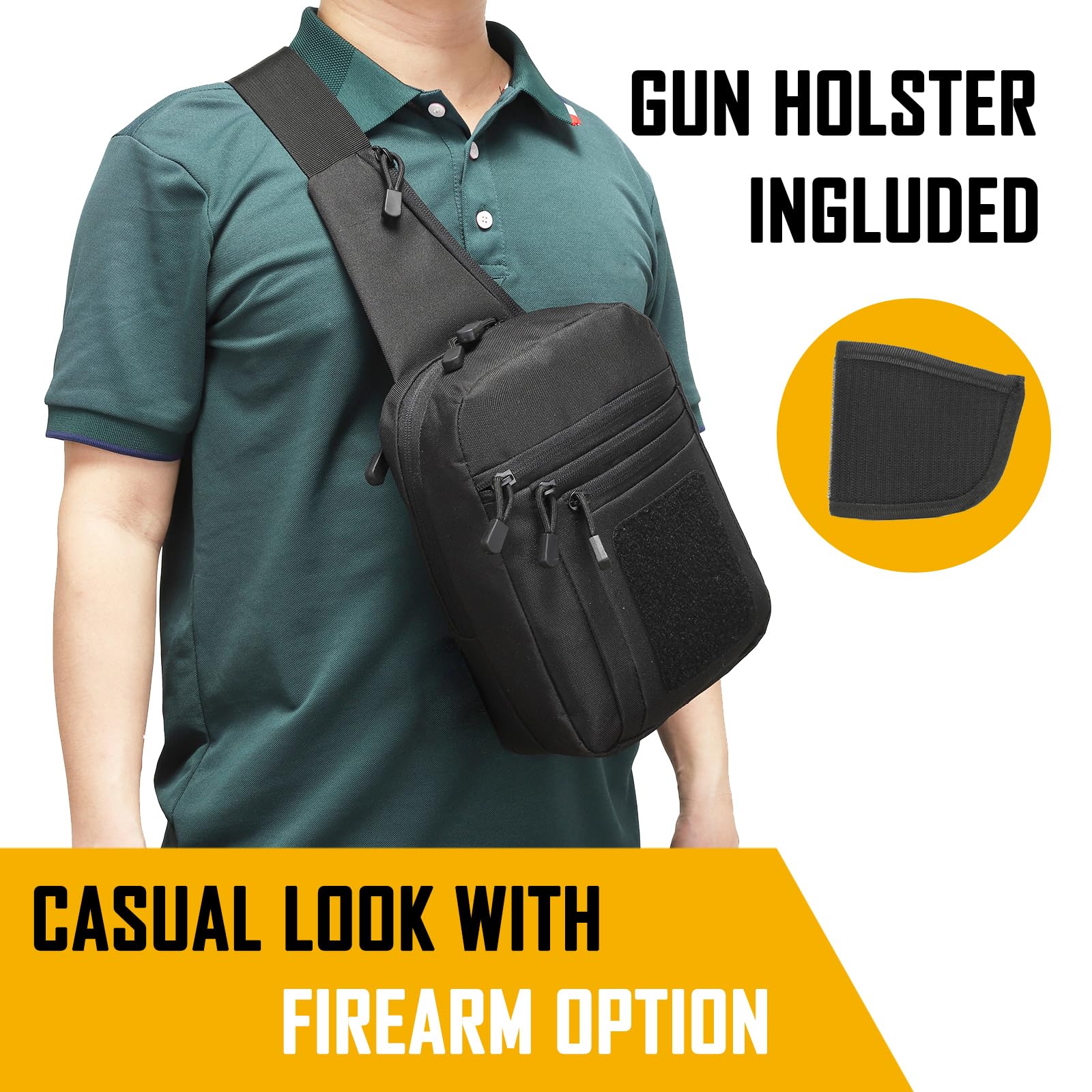 Concealed Carry Crossbody Bag  - Edc Carry Gun recension och pris
