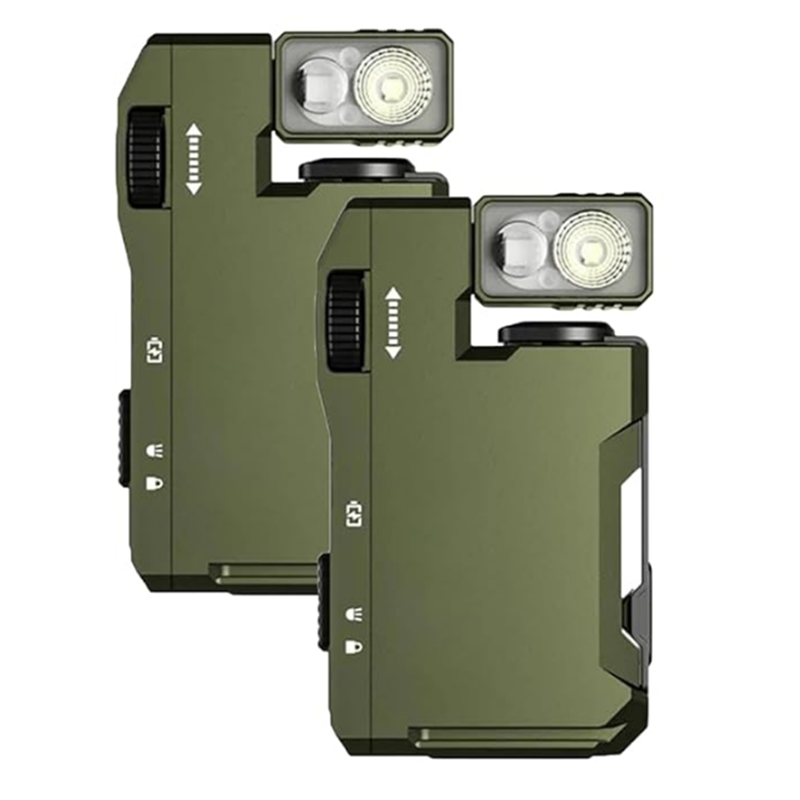 AT51-2Pcs EDC Flashlight With  - Edc Daily Carry recension och pris