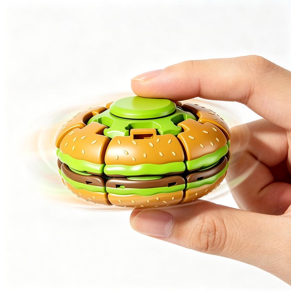 Burger Gyroscope Fidget Toy Fi - Fidget Spinner Bearing recension och pris