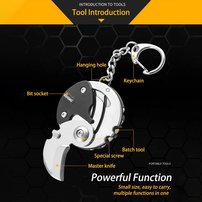 Multifunctional Folding Coin K - Edc Carry Coins recension och pris