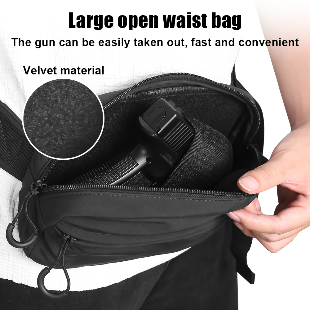 Tactical Crossbody Bag Pistol  - Edc Carry Gun recension och pris