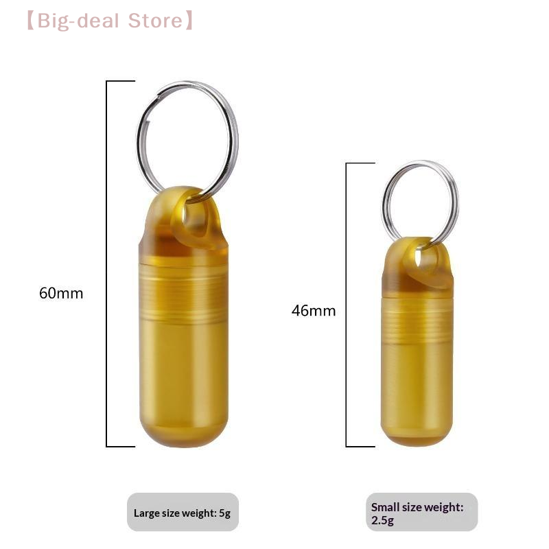 【M】Small PEI Pill Bottle Multi - Edc Daily Carry recension och pris