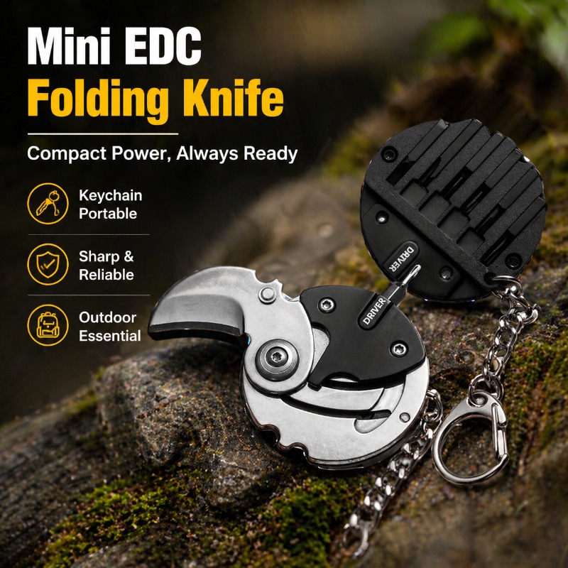 Coin Pocket Outdoor Folding Kn - Edc Carry Coins recension och pris