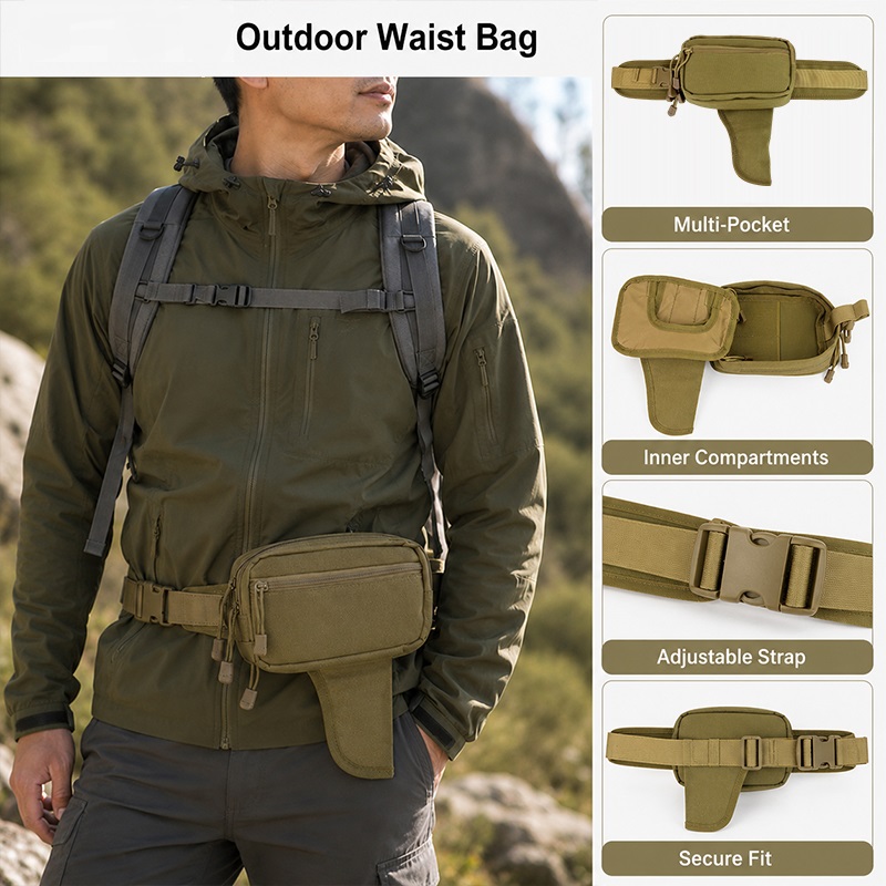 Multifunctional Waist Bag Nylo - Edc Concealed Carry Belt recension och pris